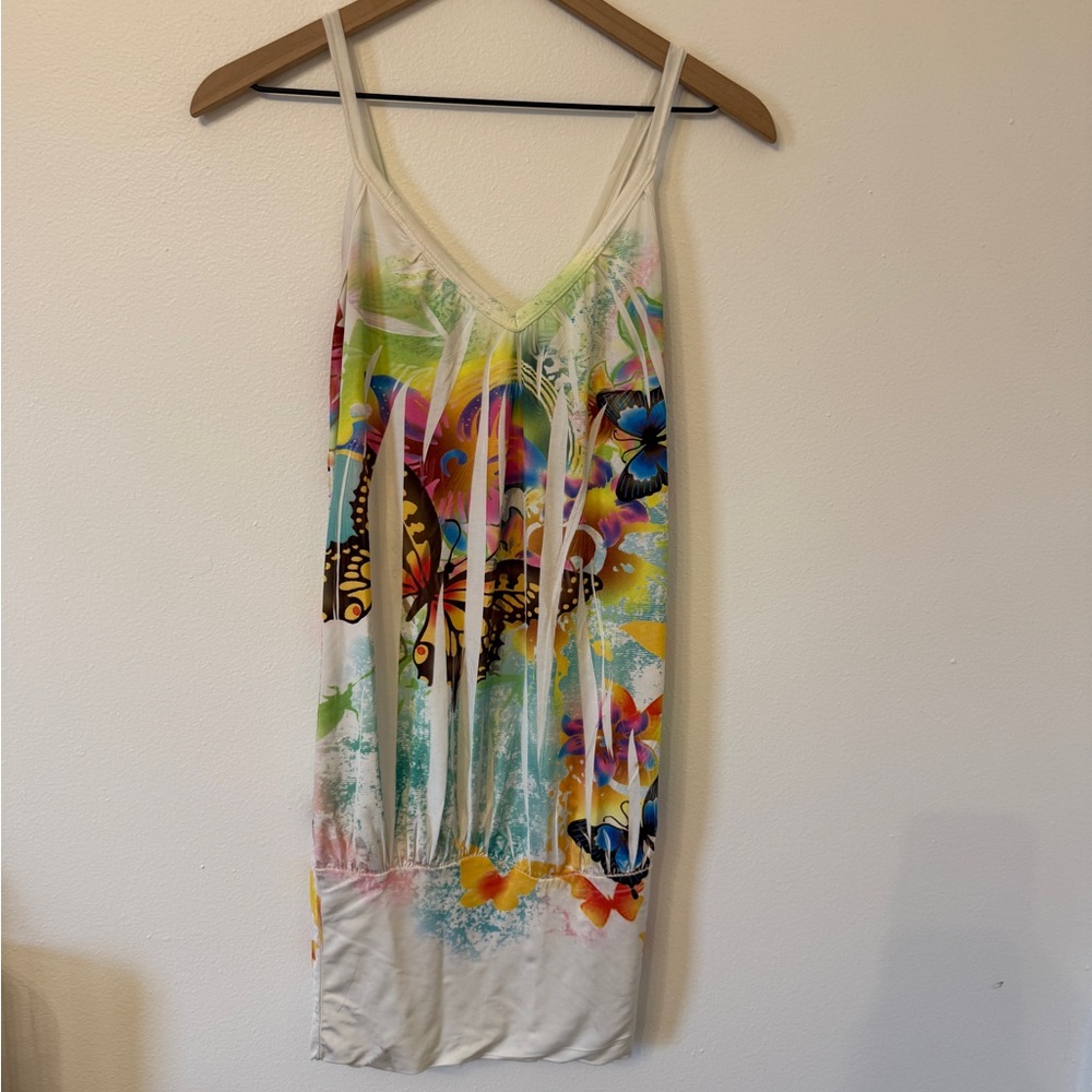 Y2K Butterfly Print Dress